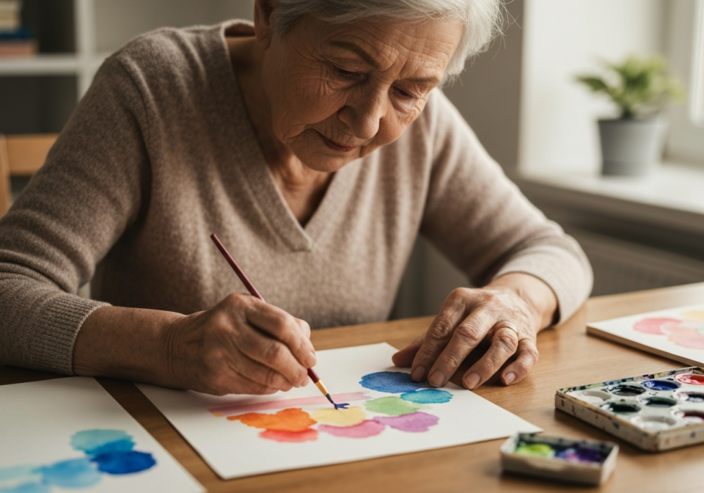 سلامت سالمندان نقاشی: راهنمای کامل هنر درمانی و افزایش شادابی
