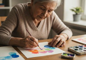 سلامت سالمندان نقاشی: راهنمای کامل هنر درمانی و افزایش شادابی